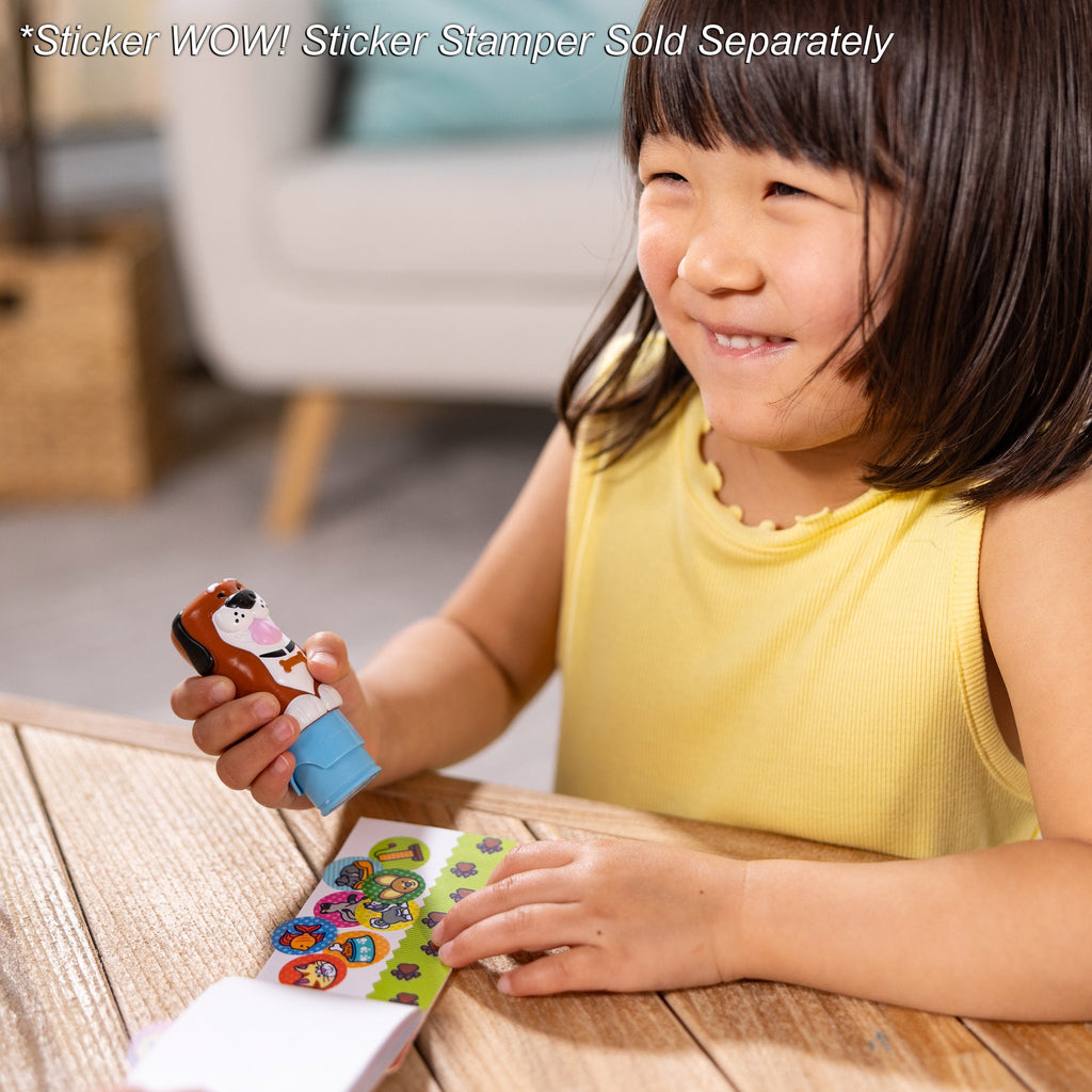 Sticker WOW!? Mini Activity Pad & Refill Stickers – Pets (200+ Stickers. Stamper Not Included)