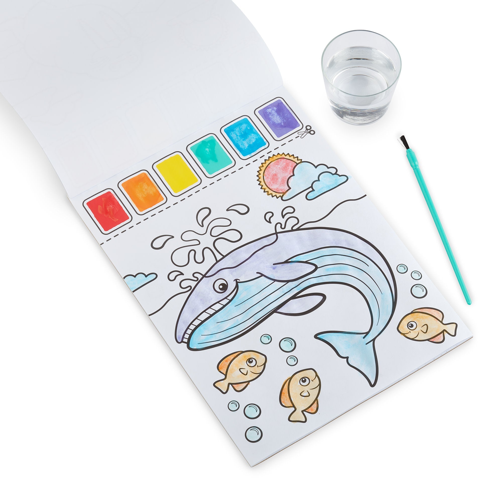 Paint With Water Activity Book – Ocean