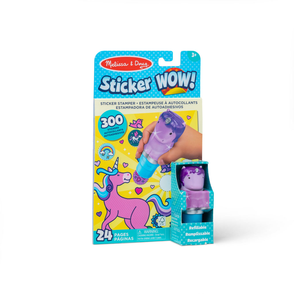 Sticker WOW!? Activity Pad & Sticker Stamper – Purple Unicorn