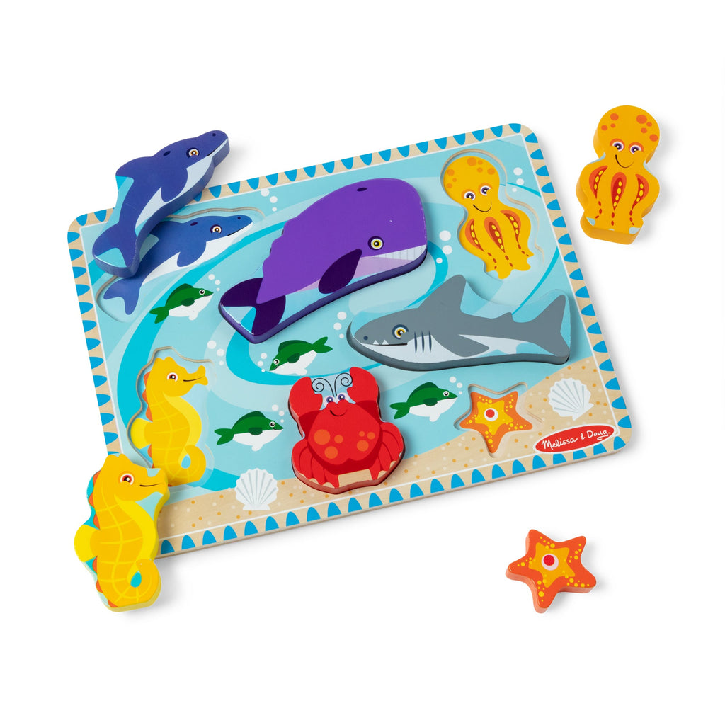Sea Creatures Chunky Puzzle – 7 Pieces