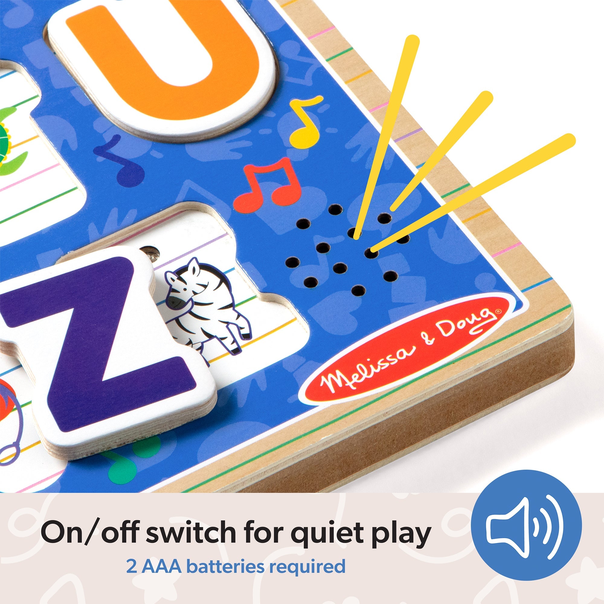 Ms. Rachel?  Wooden Phonics Alphabet Sound Puzzle – 26 Pieces
