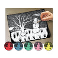 Scratch Art Paper – Solid Color Assortment (60 sheets)
