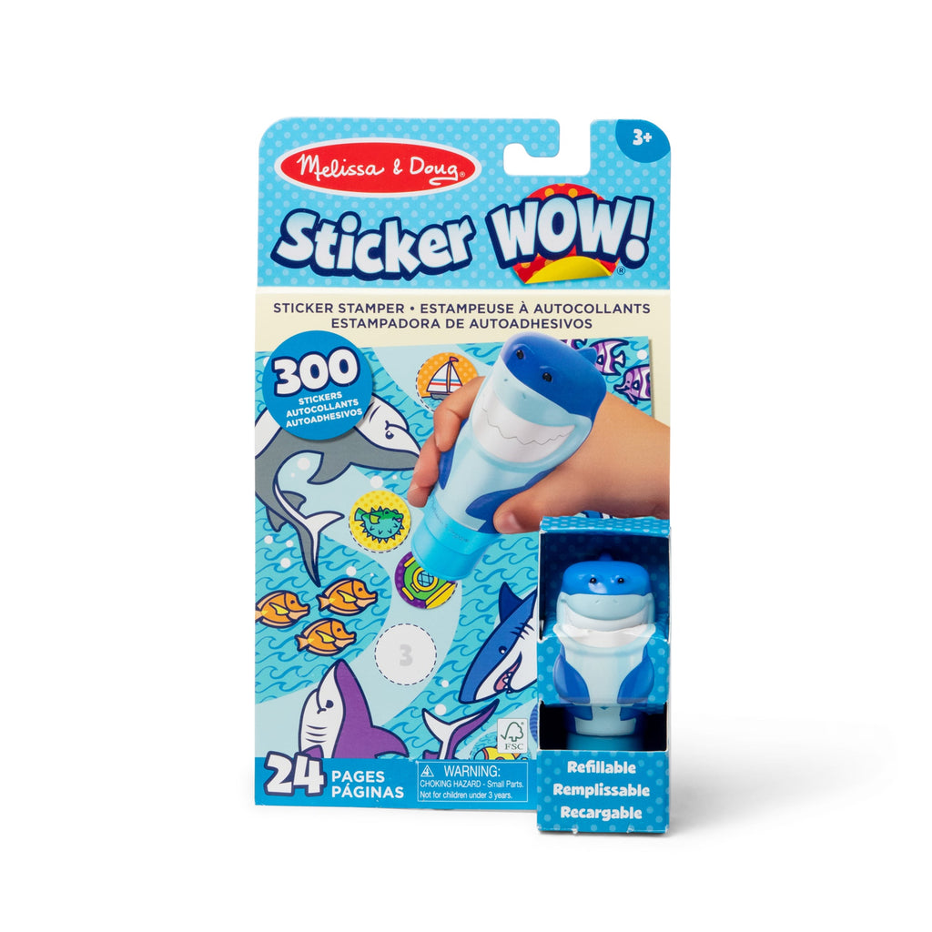 Sticker WOW!? Activity Pad & Sticker Stamper – Shark