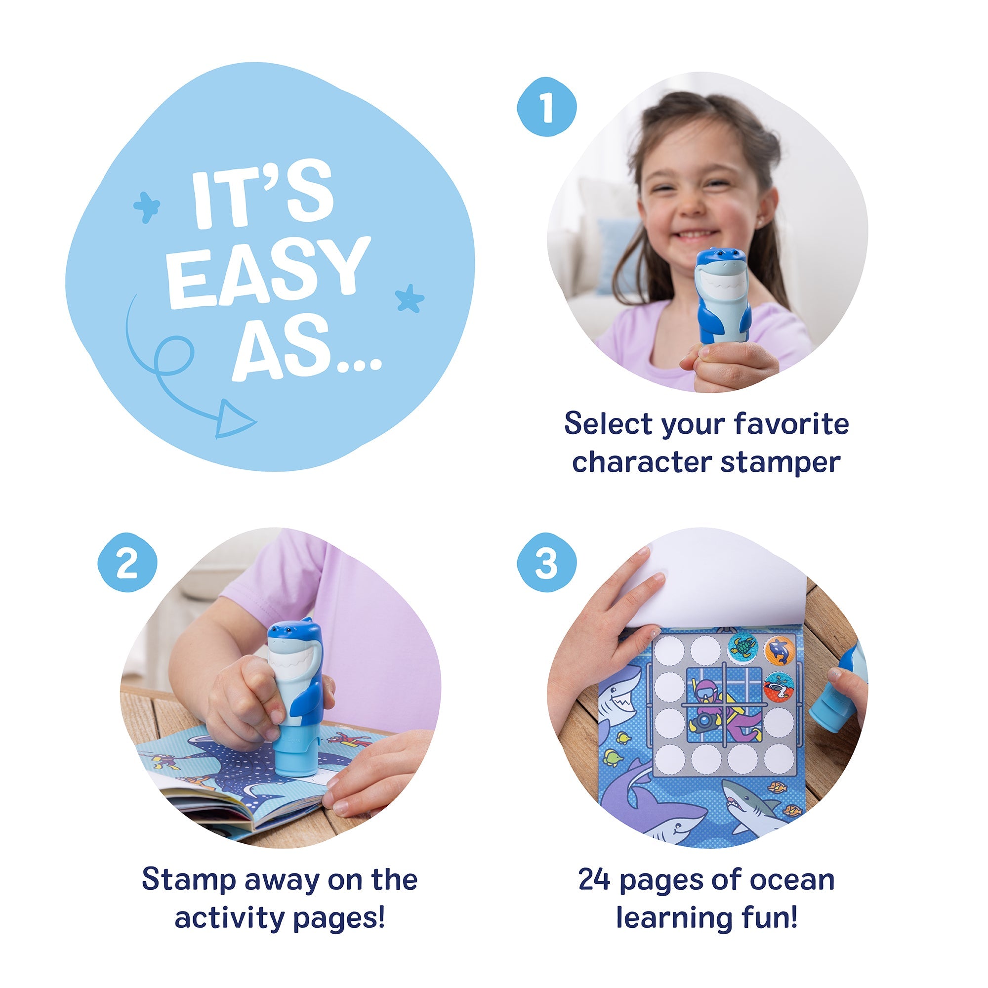 Sticker WOW!? Activity Pad & Sticker Stamper – Shark