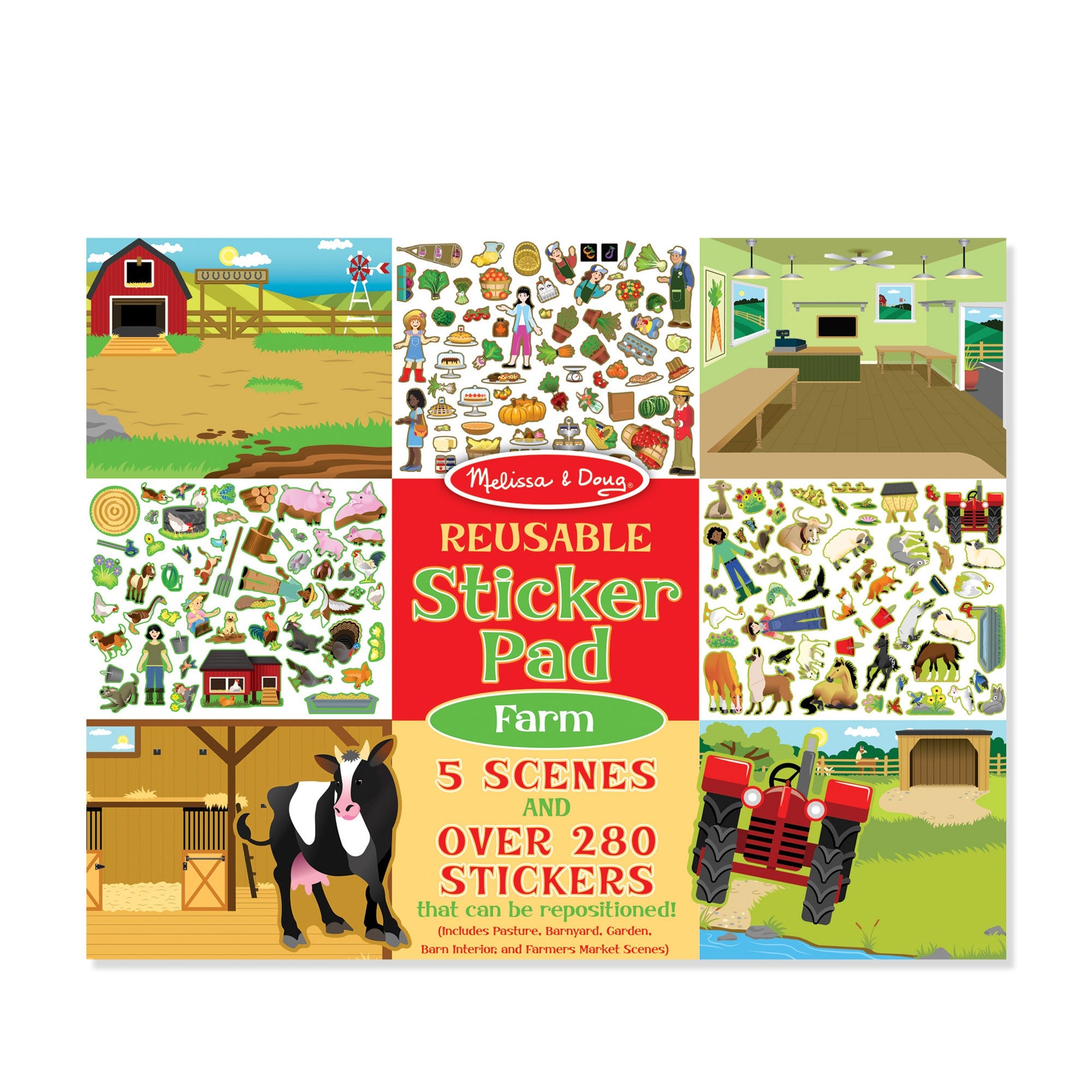 Reusable Sticker Pad – Farm