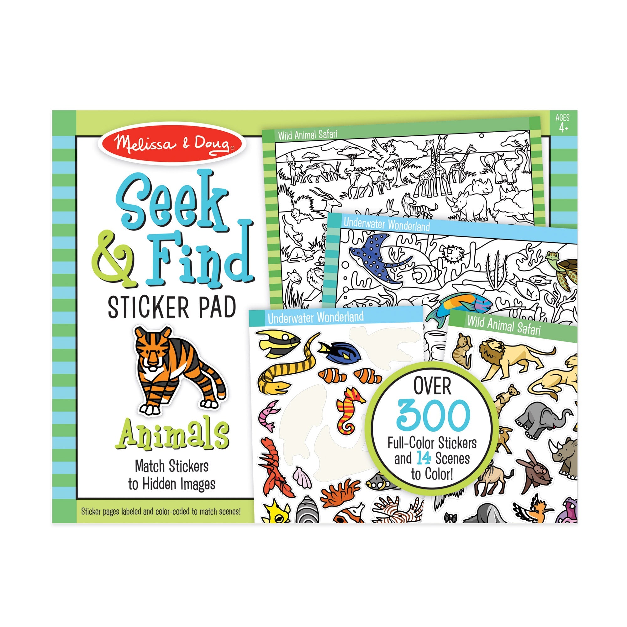 Seek & Find Sticker Pad ?C Animals