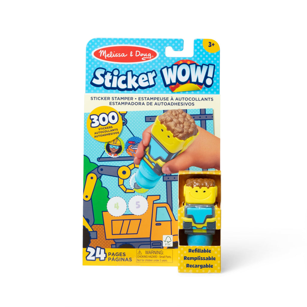 Sticker WOW!? Activity Pad & Sticker Stamper – Bulldozer