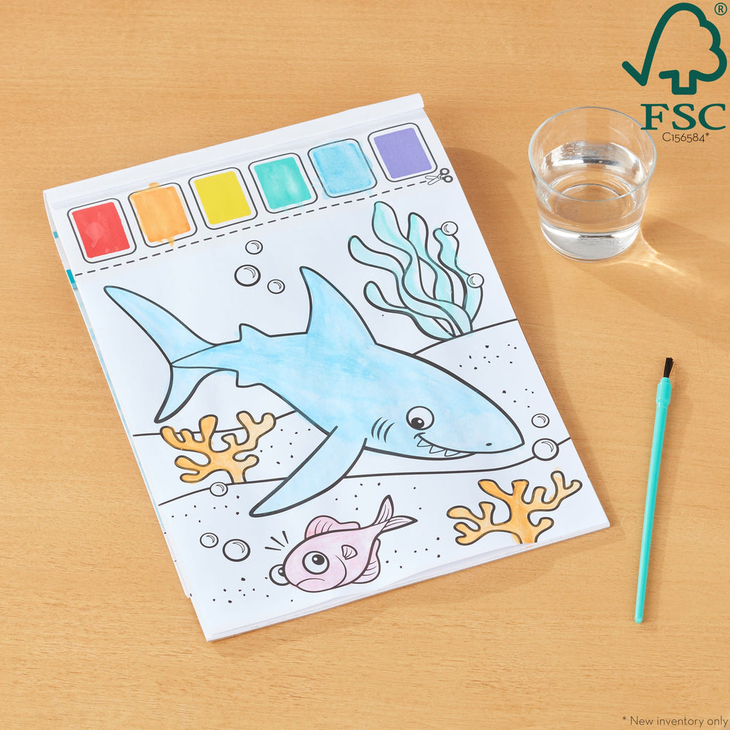 Paint With Water Activity Book – Ocean