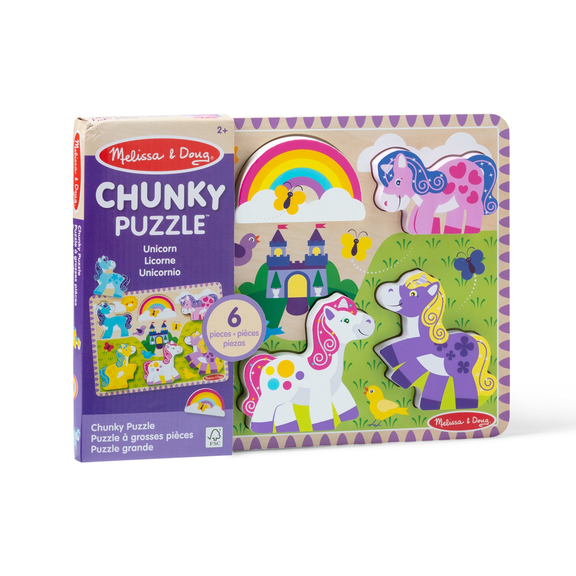 Unicorn Chunky Puzzle ?C 6 Pieces