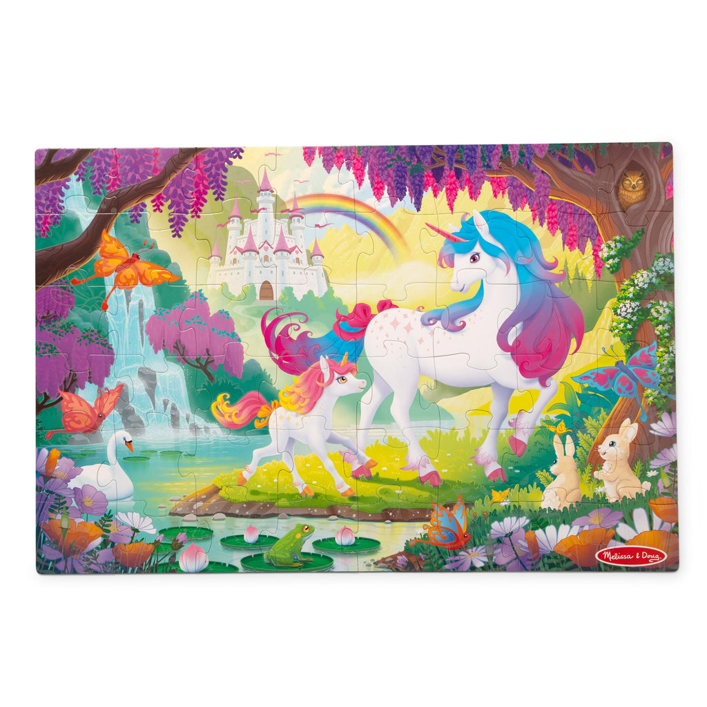 Glow-in-the-Dark Unicorn Floor Puzzle – 48 Pieces
