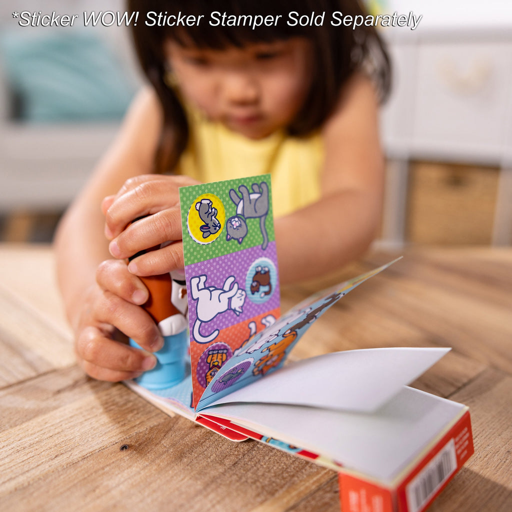 Sticker WOW!? Mini Activity Pad & Refill Stickers – Pets (200+ Stickers. Stamper Not Included)