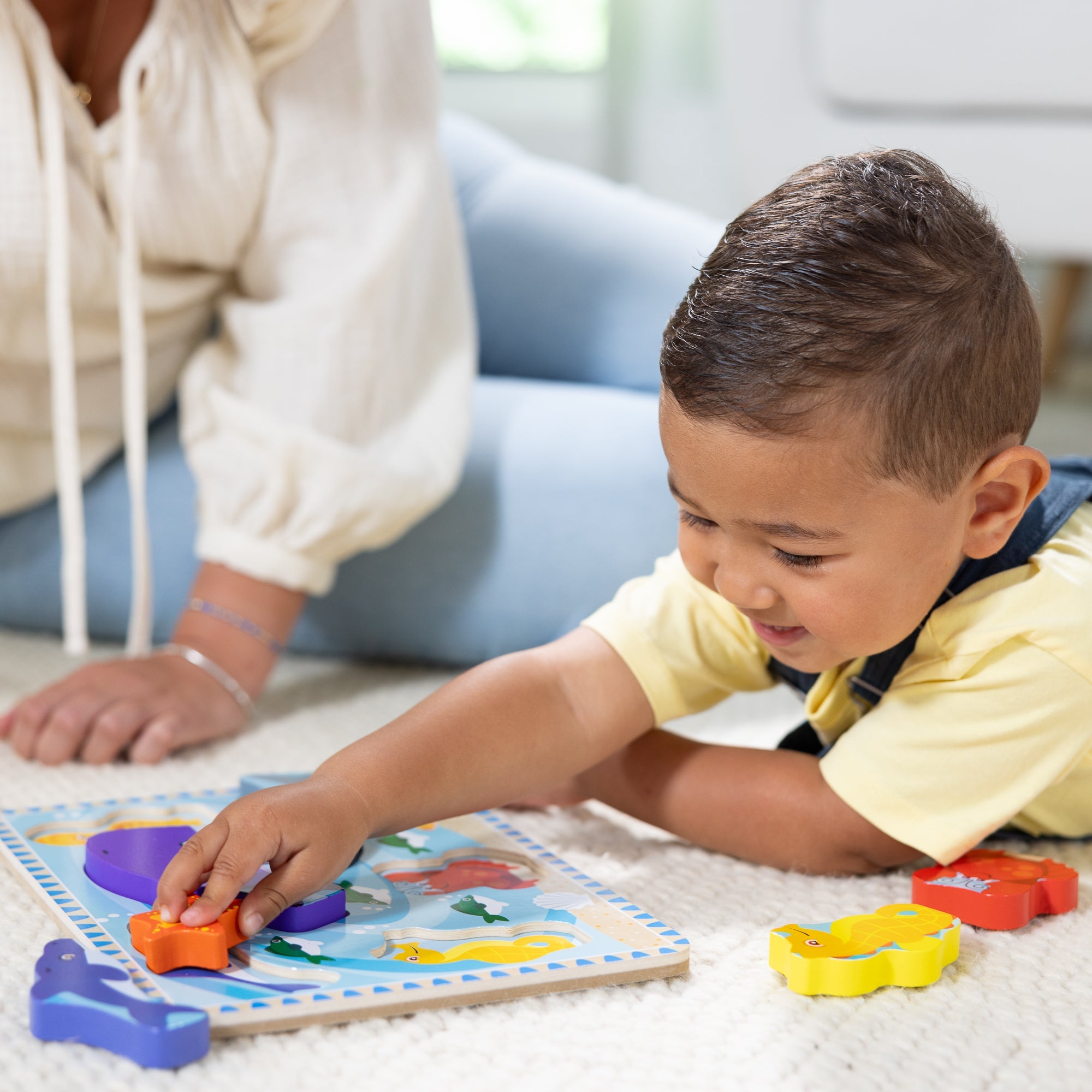 Sea Creatures Chunky Puzzle – 7 Pieces