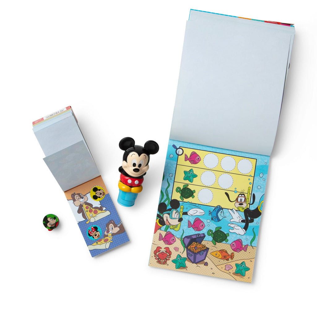 Sticker WOW!? Disney Mickey Mouse Bundle: Activity Pad & Sticker Stamper + Mini Activity Pad and 200 Refill Stickers