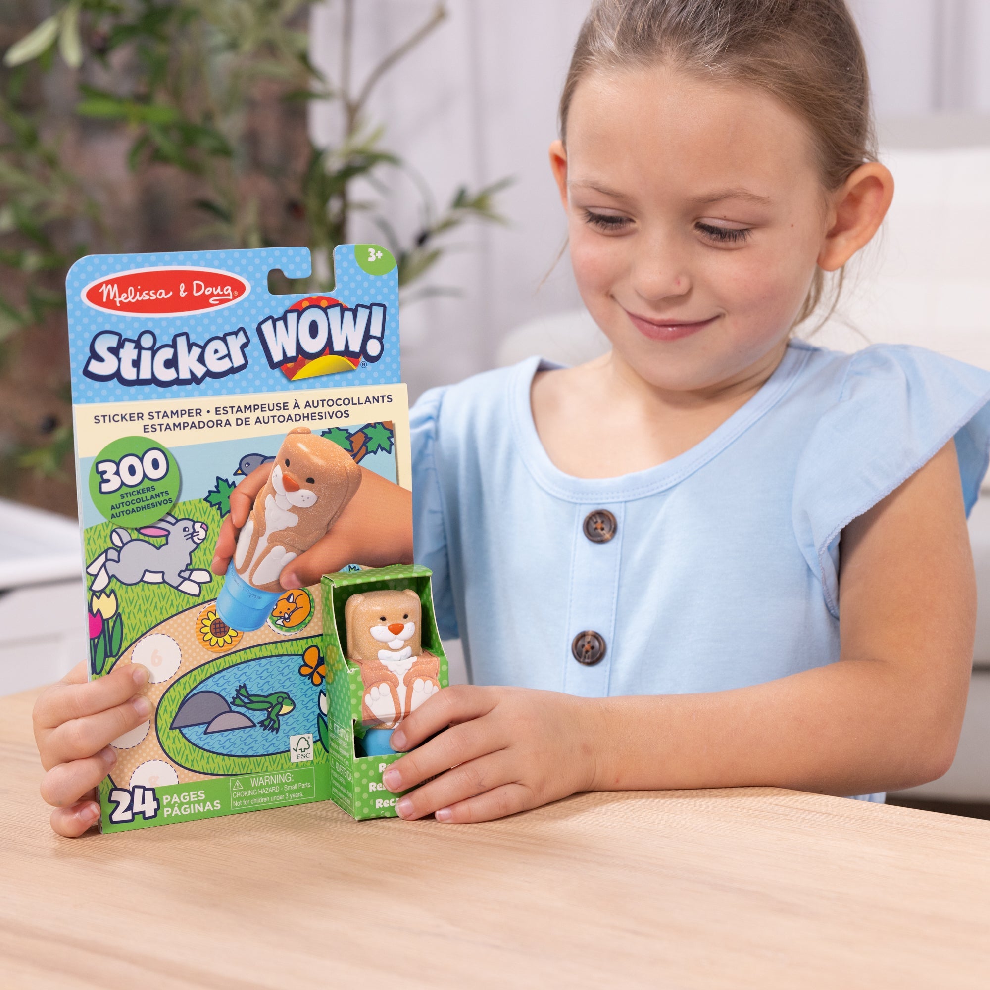 Sticker WOW!? Activity Pad & Sticker Stamper – Bunny