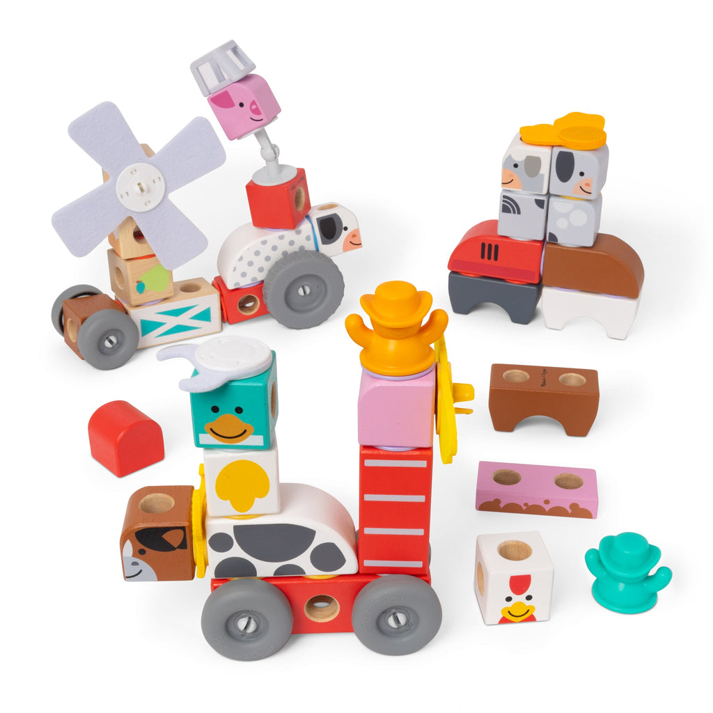 Blockables? Play Sets Farm and Farm Friends 2-Pack Bundle