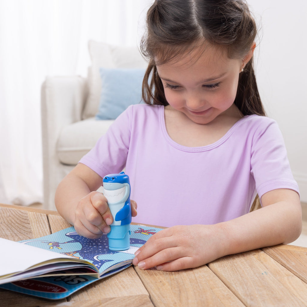 Sticker WOW!? Shark Bundle: Activity Pad & Sticker Stamper + Mini Activity Pad and 200 Refill Stickers