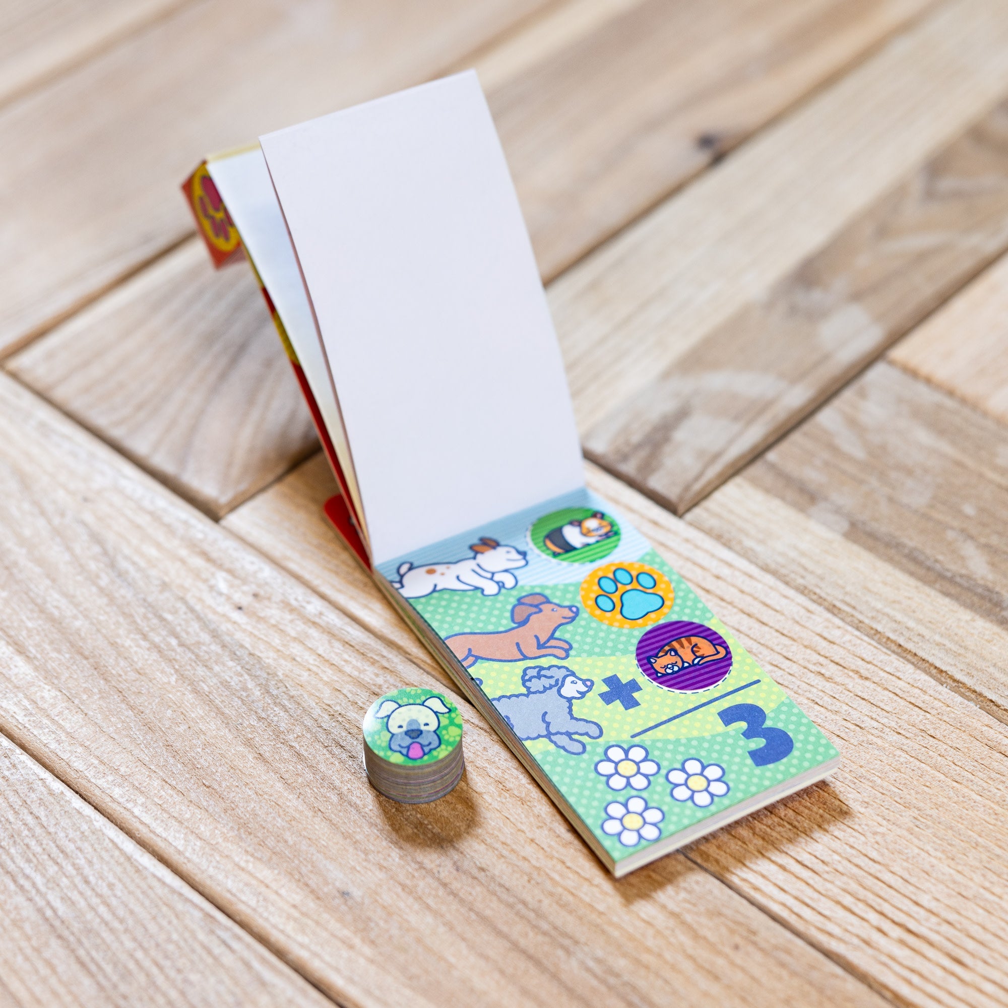 Sticker WOW!? Mini Activity Pad & Refill Stickers – Pets (200+ Stickers. Stamper Not Included)