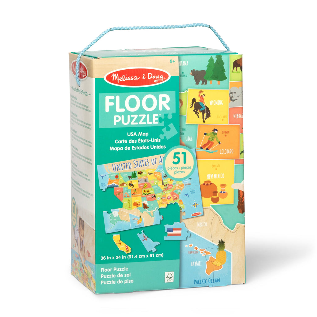 Map Floor Puzzle – 51 Pieces