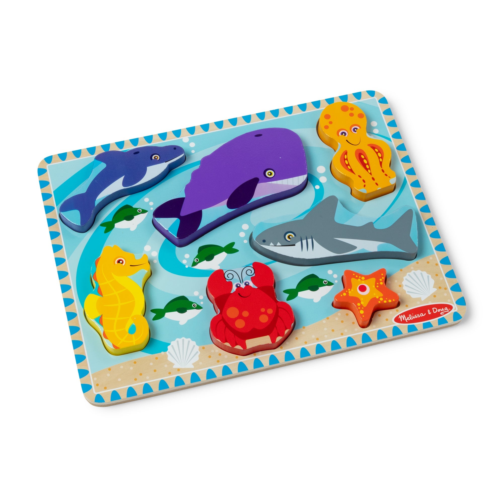 Sea Creatures Chunky Puzzle – 7 Pieces