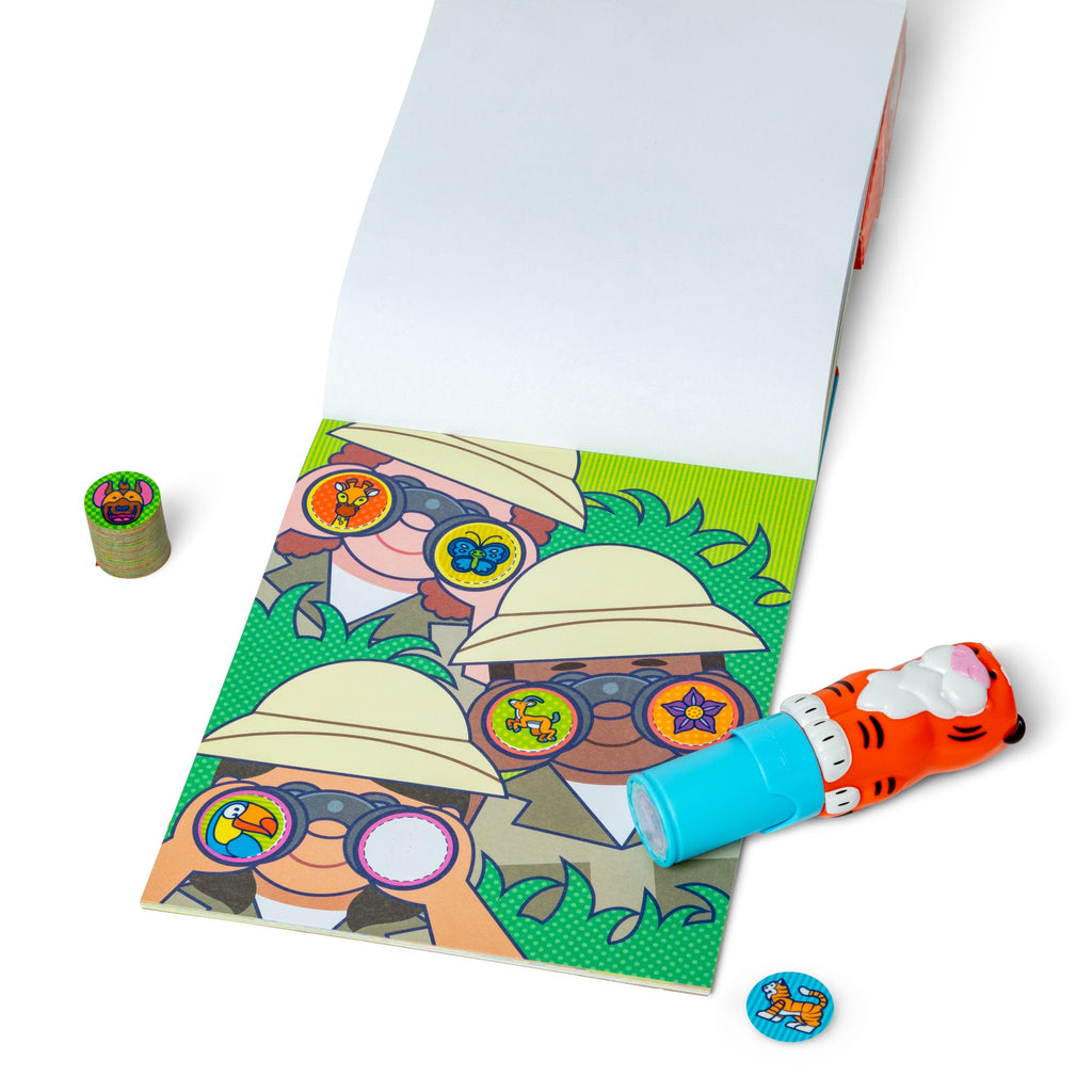 Sticker WOW!? Tiger Bundle: Activity Pad & Sticker Stamper + Mini Activity Pad and 200 Refill Stickers