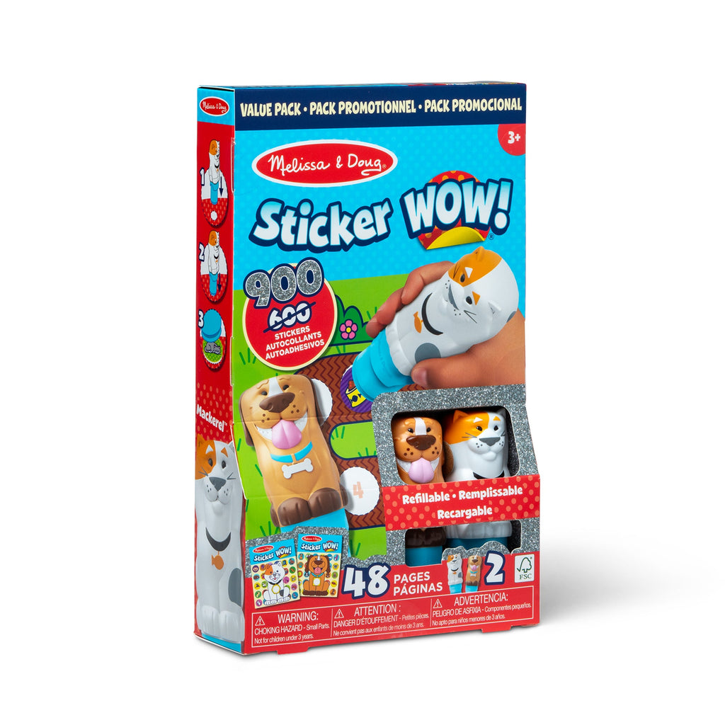 Sticker WOW!? Activity Pads & Sticker Stampers VALUE PACK – Pets