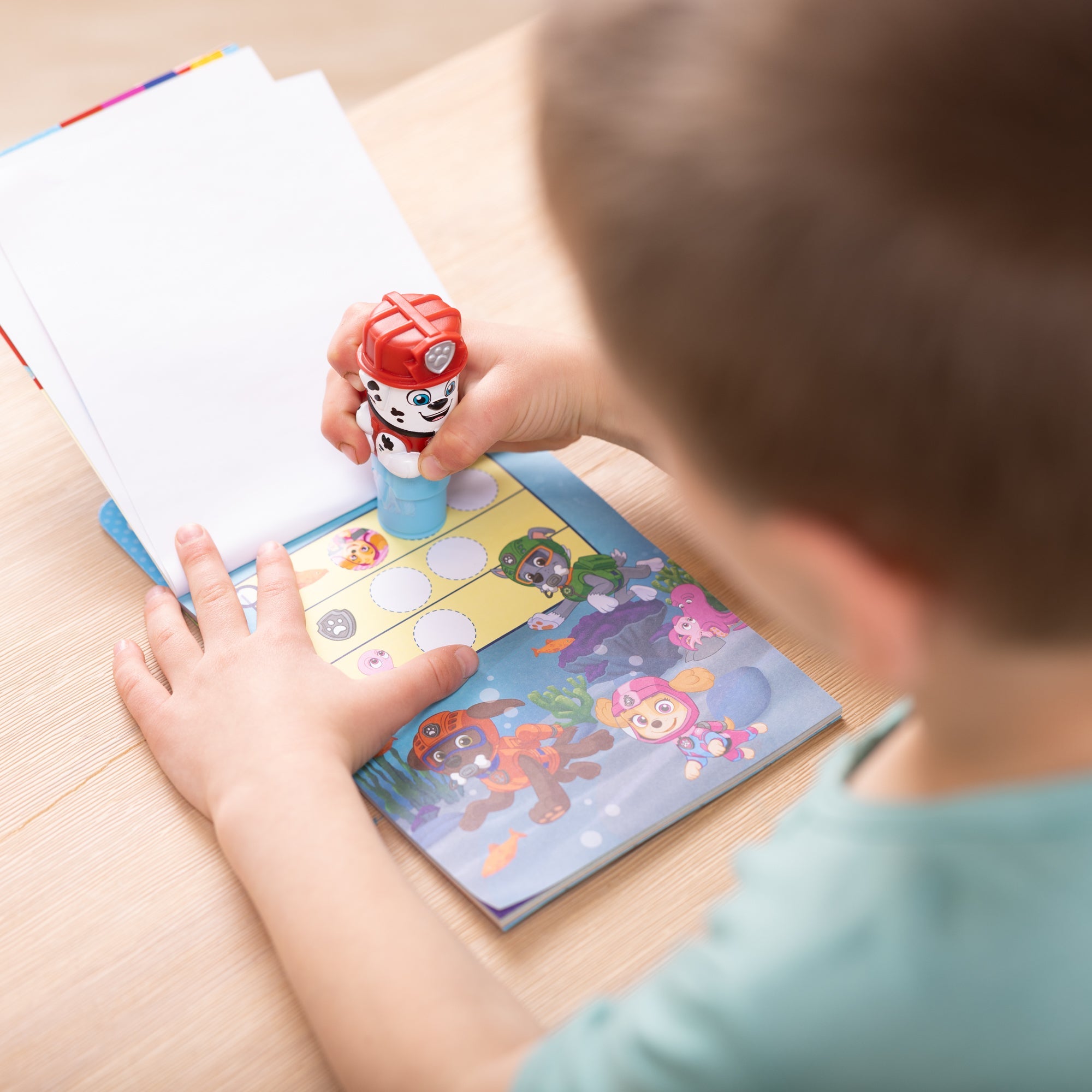 Sticker WOW!? PAW Patrol Marshall Bundle: Activity Pad & Sticker Stamper + Mini Activity Pad and 200 Refill Stickers