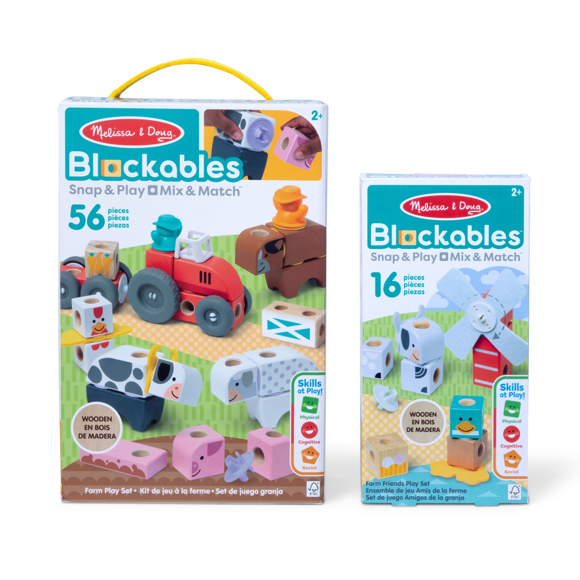 Blockables? Play Sets Farm and Farm Friends 2-Pack Bundle