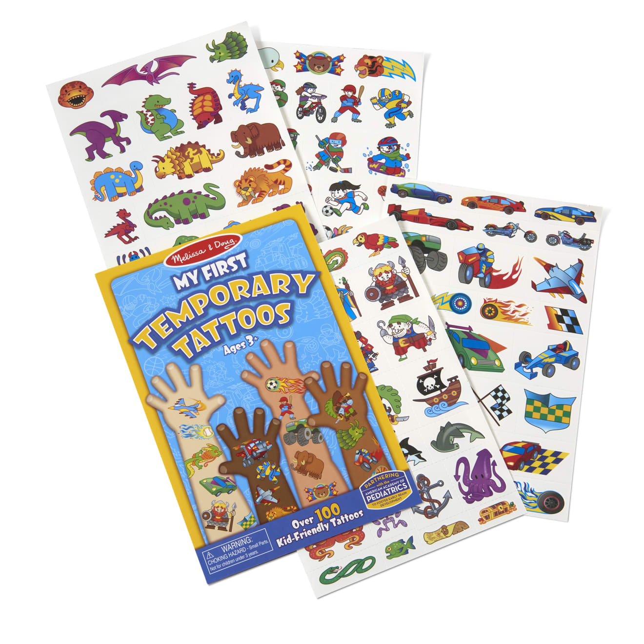 My First Temporary Tattoos: 100+ Kid-Friendly Tattoos – Adventure. Creatures. Sports. and More