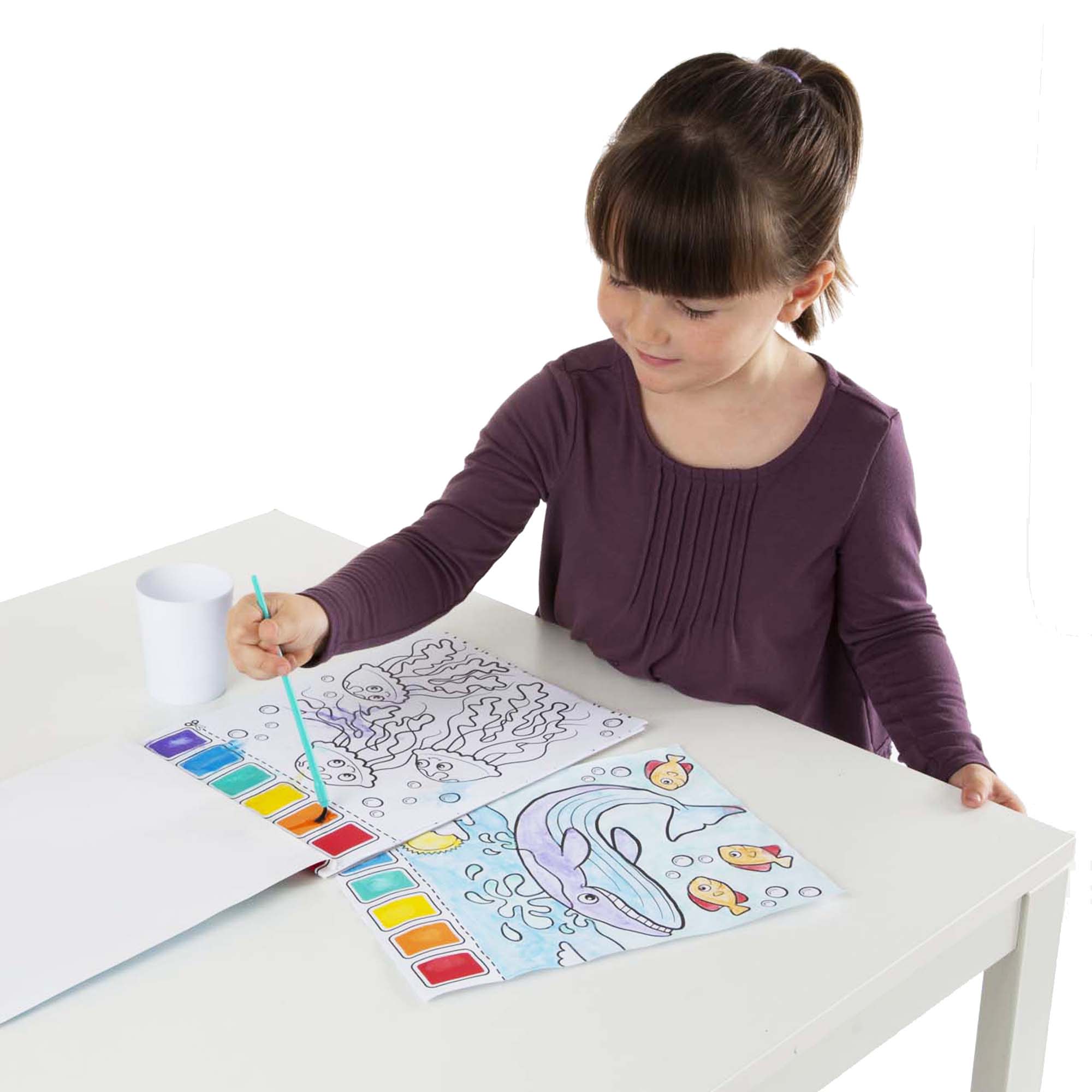 Paint With Water Activity Book – Ocean