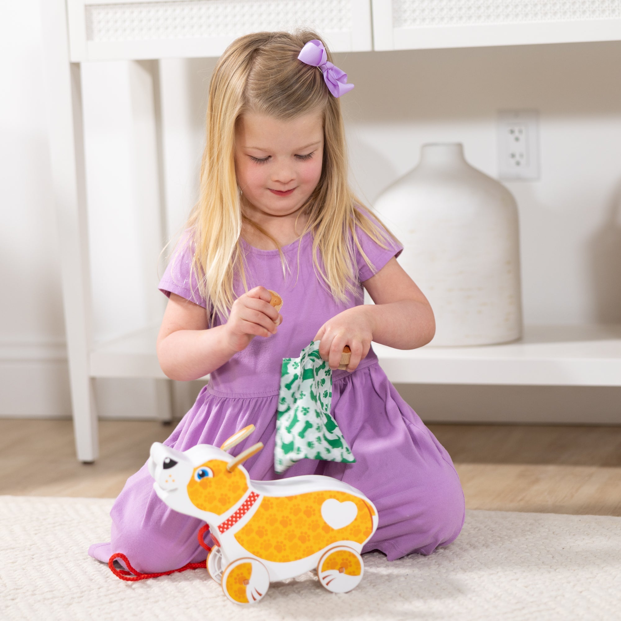 Feed. Walk & Poo Pup Play Set