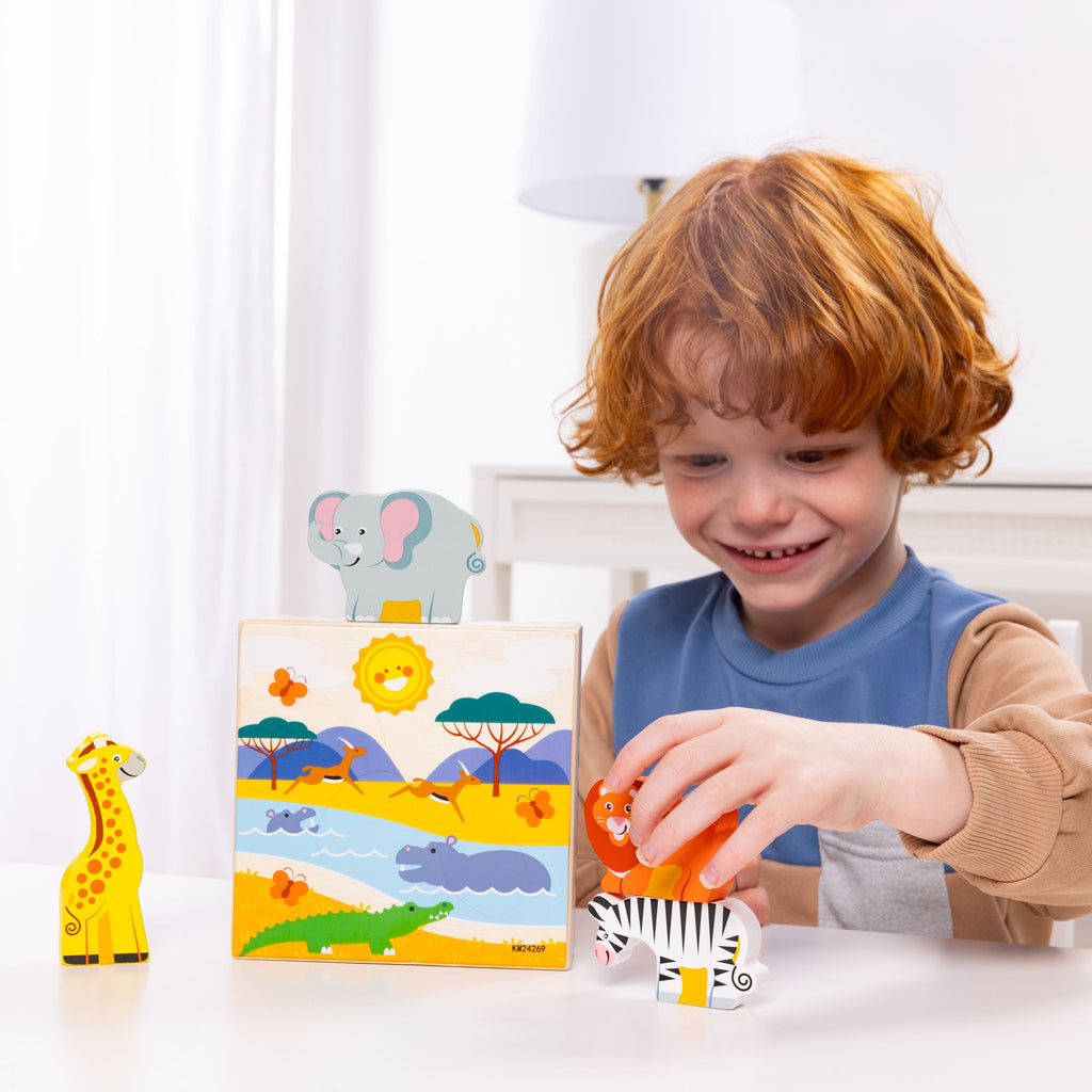 Wooden Animal Matching – Safari