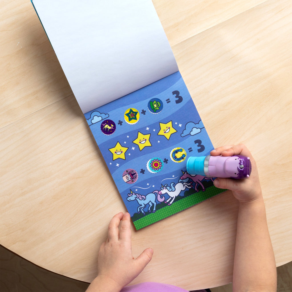 Sticker WOW!? Activity Pad & Sticker Stamper – Purple Unicorn