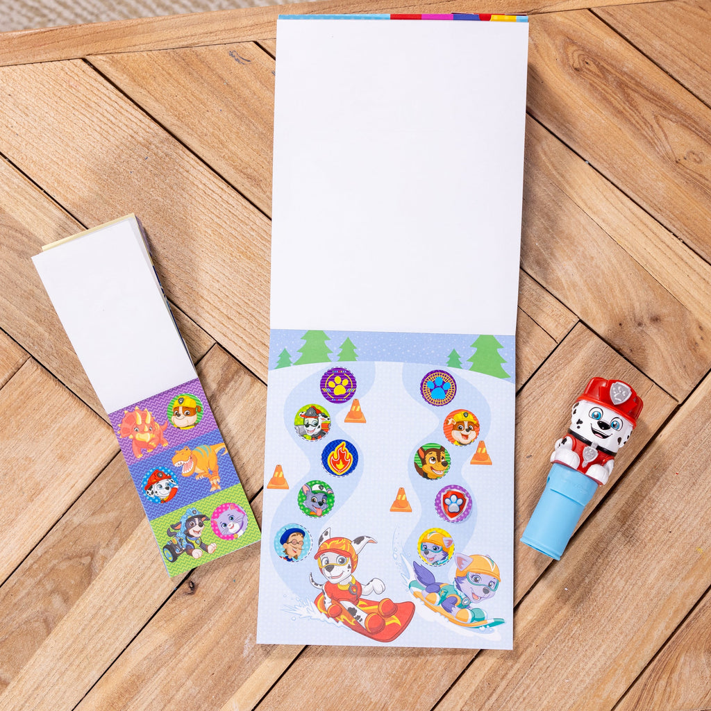 Sticker WOW!? PAW Patrol Marshall Bundle: Activity Pad & Sticker Stamper + Mini Activity Pad and 200 Refill Stickers