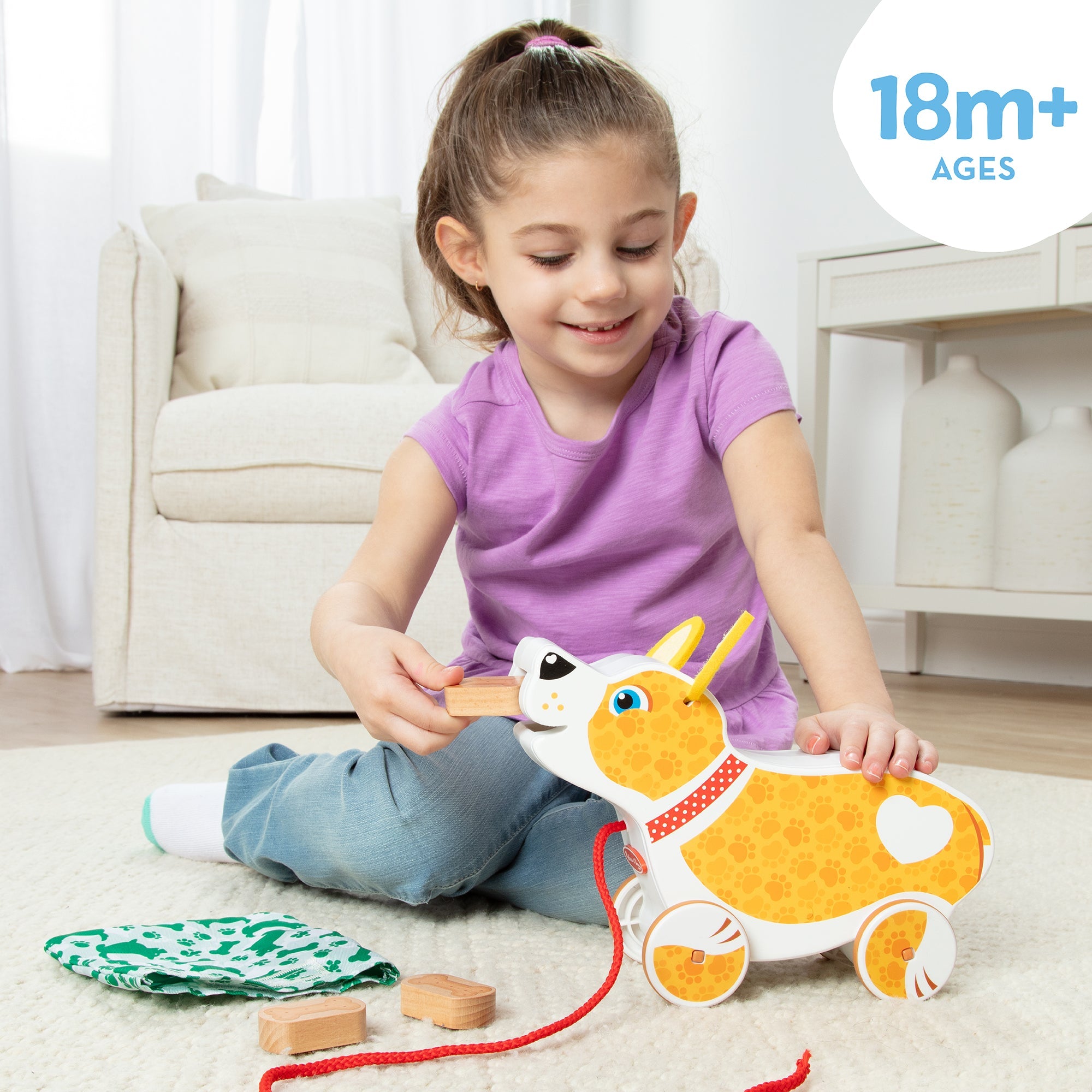 Feed. Walk & Poo Pup Play Set