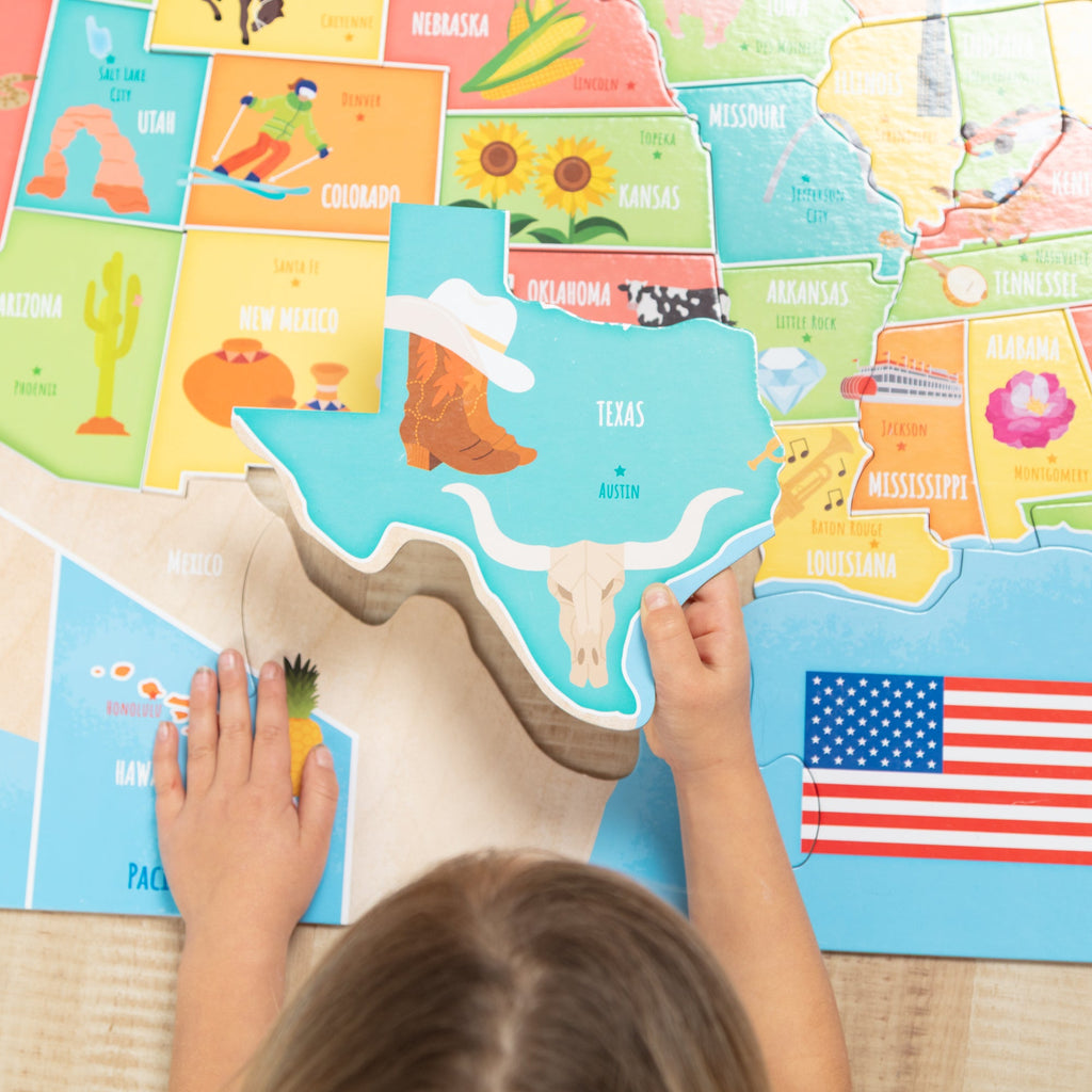 Map Floor Puzzle – 51 Pieces