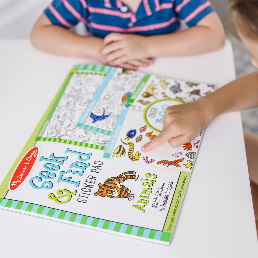 Seek & Find Sticker Pad ?C Animals