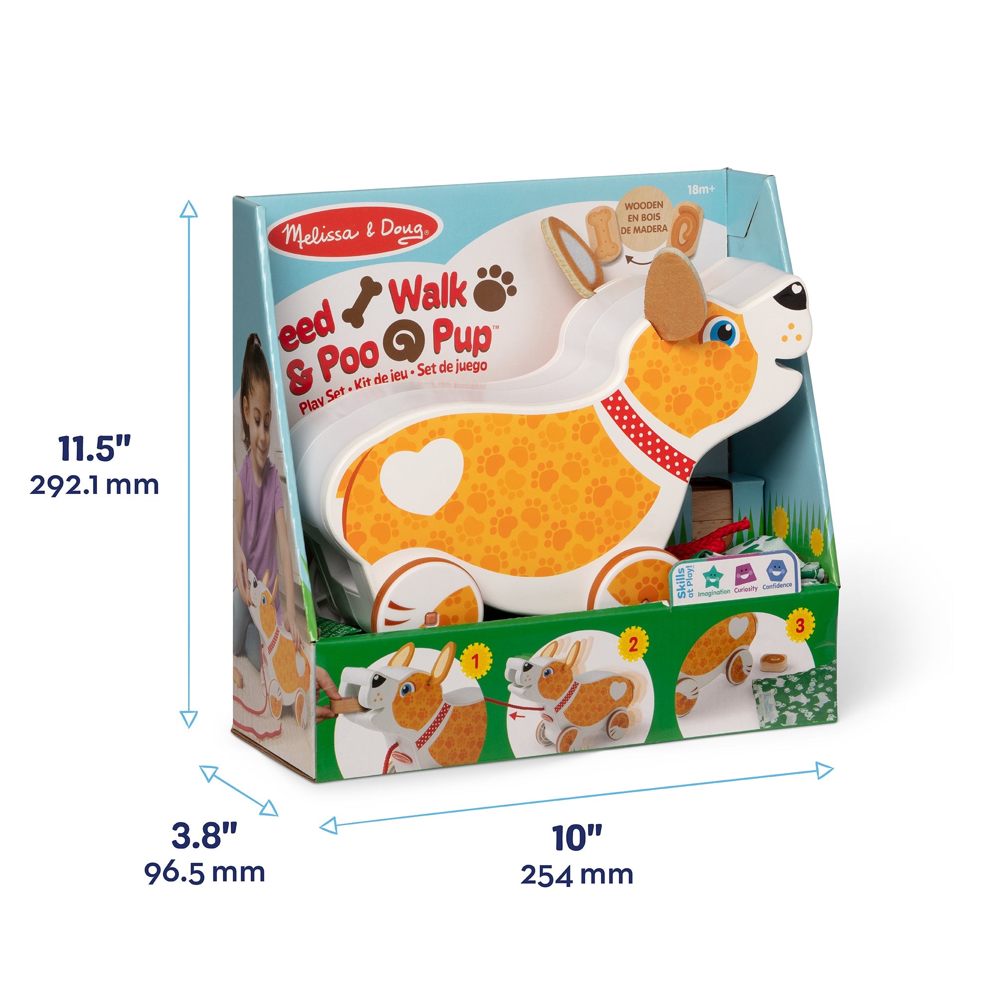 Feed. Walk & Poo Pup Play Set