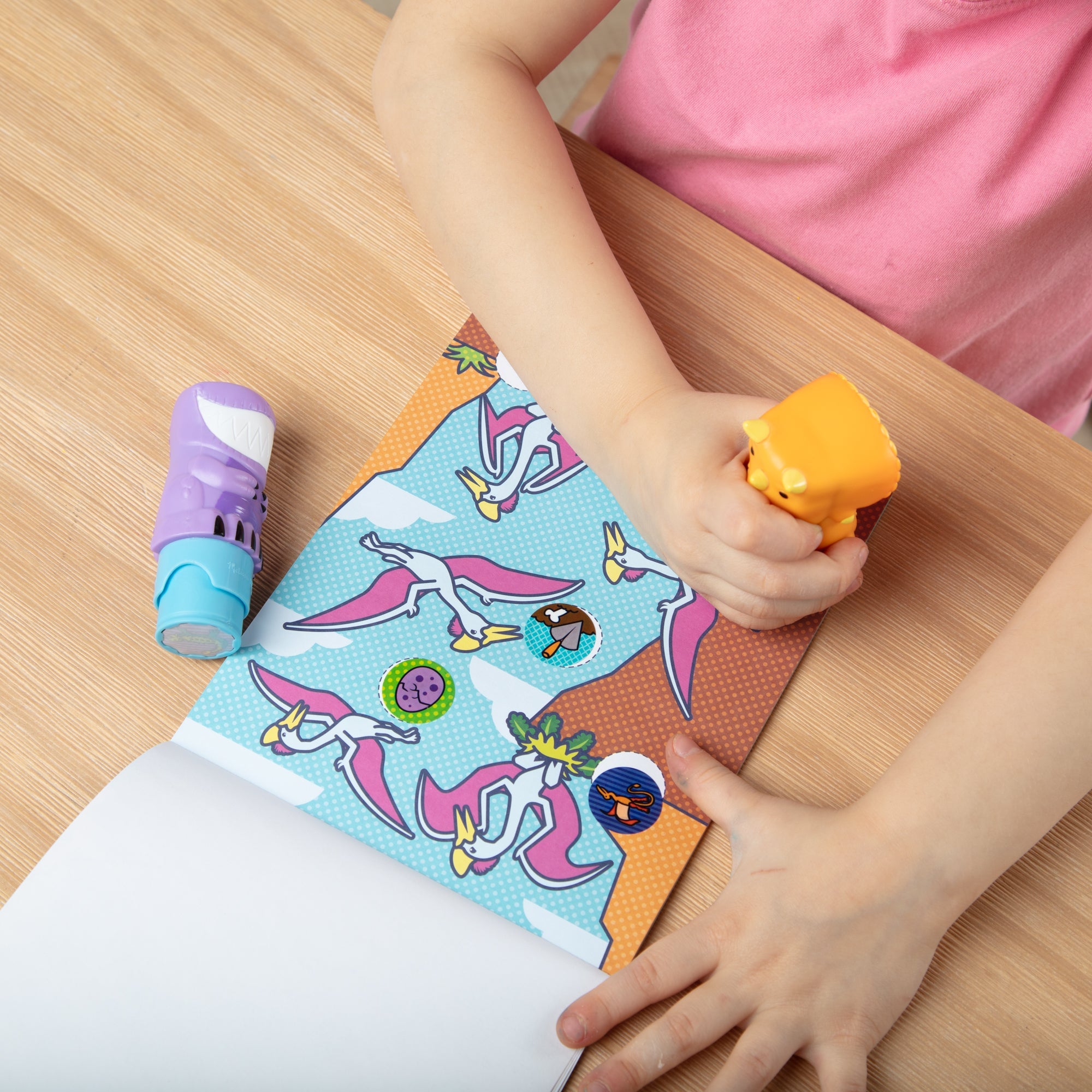 Sticker WOW!? Activity Pad & Sticker Stamper Value Pack – Dinosaur