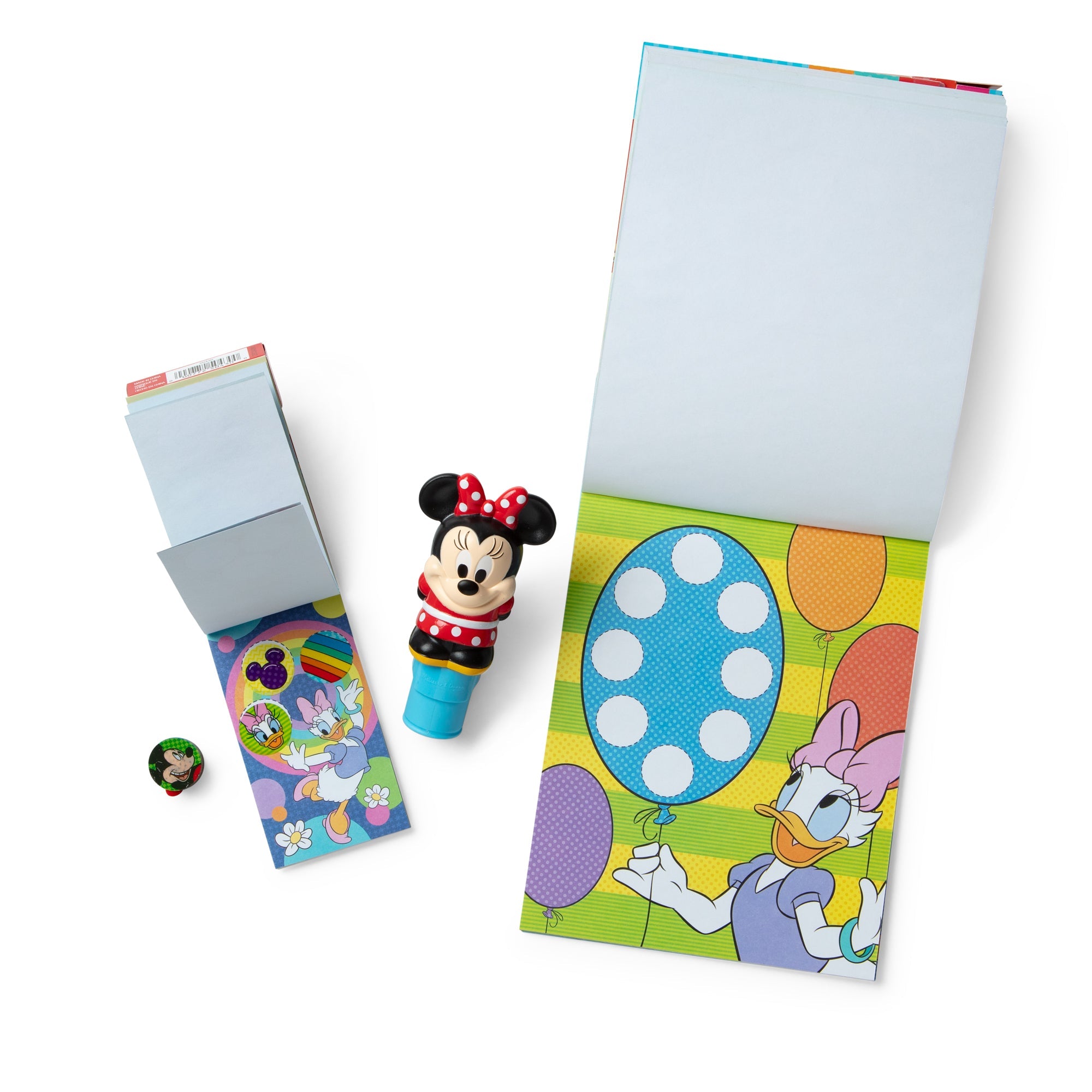 Sticker WOW!? Disney Minnie Mouse Bundle: Activity Pad & Sticker Stamper + Mini Activity Pad and 200 Refill Stickers