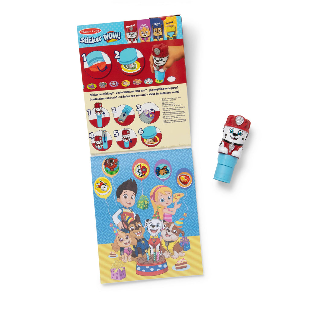 Sticker WOW!? Activity Pad & Sticker Stamper – PAW Patrol Marshall